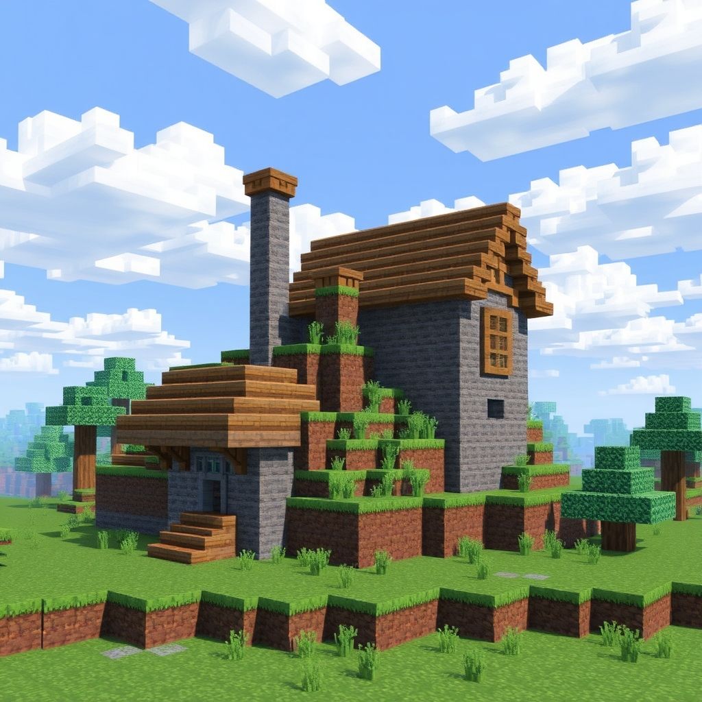 แรงบันดาลใจจากเกมอื่นในการสร้างบท Minecraft